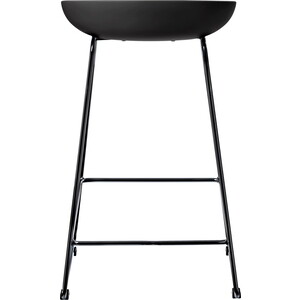 Полубарный стул Bradex Neo чёрный с чёрными ножками (FR 0698)