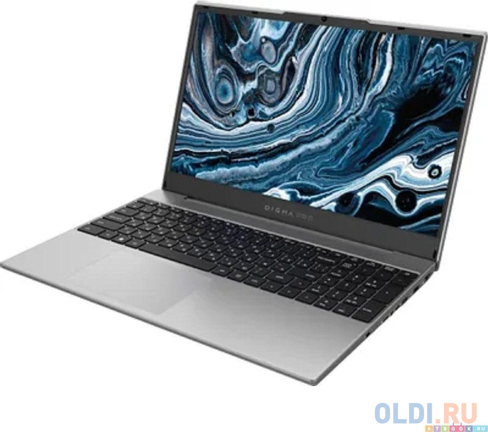 Ноутбук Digma Pro Breve Ryzen 7 5700U 16Gb SSD512Gb AMD Radeon 15.6" IPS FHD (1920x1080) Windows 11 Professional silver WiFi BT Cam 4500mAh (DN15