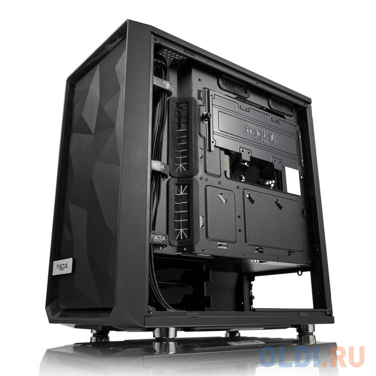 Корпус Fractal Design Meshify Mini C TG черный без БП mATX 5x120mm 4x140mm 2xUSB3.0 audio bott PSU