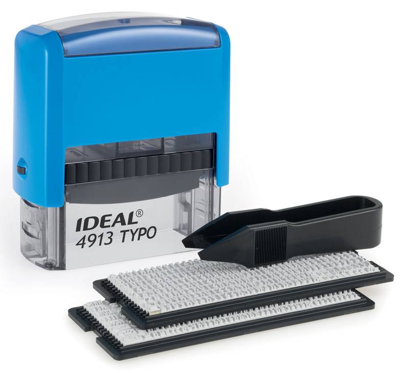 Самонаборный штамп Trodat 4913/DB TYPO P2 IDEAL пластик