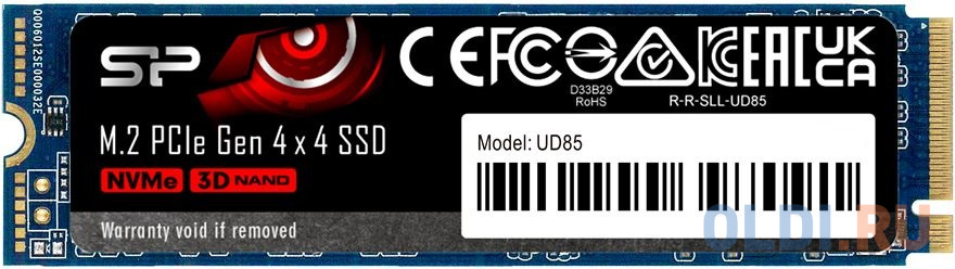 Накопитель SSD Silicon Power PCI-E 4.0 x4 2Tb SP02KGBP44UD8505 M-Series UD85 M.2 2280 в Москвe