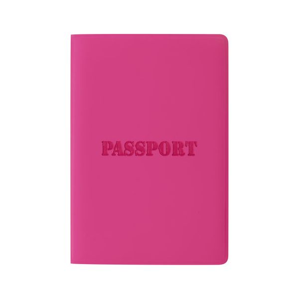 Обложка для паспорта STAFF, мягкий полиуретан, "ПАСПОРТ", розовая, 237605 (5 шт.)