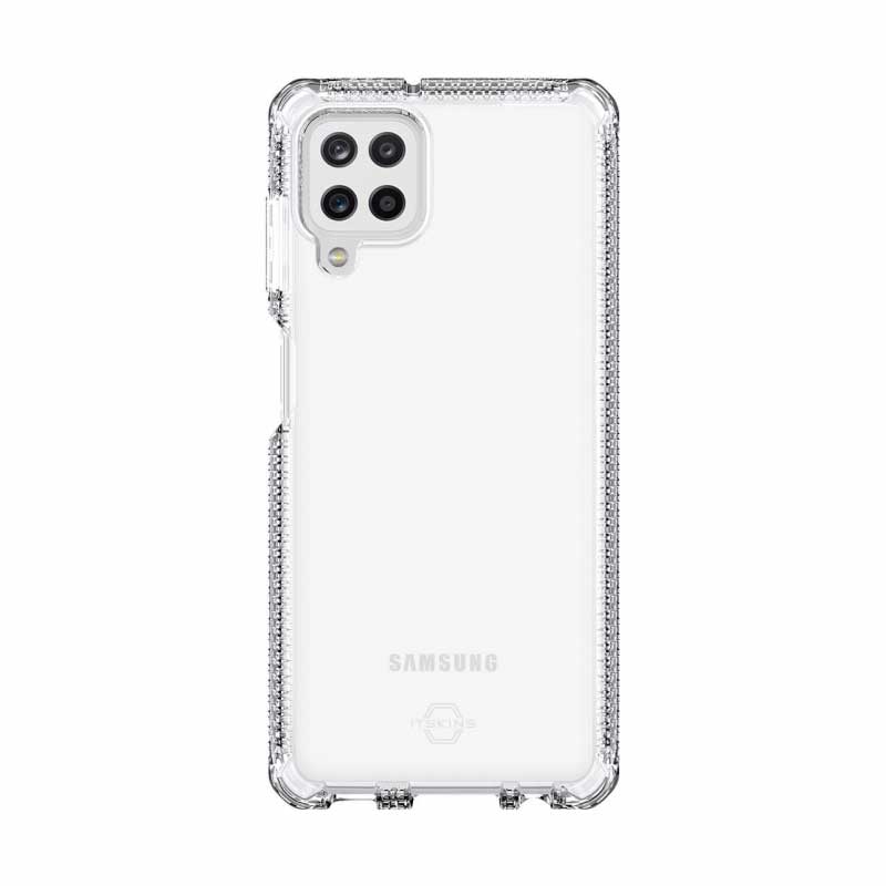 Чехол-накладка антибактериальный ITSKINS SPECTRUM CLEAR для Samsung Galaxy A22(4G), прозрачный