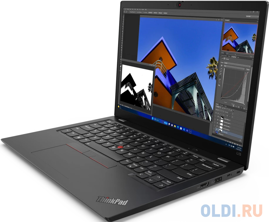 Ноутбук/ Lenovo ThinkPad L13 13.3" WUXGA AG 300nits,U5-125U ,512GB SSD M.2 2280 NVMe G4,Integrated,FHD IR Cam, Intel AX211 2x2AX 6E+BT ,No Wired