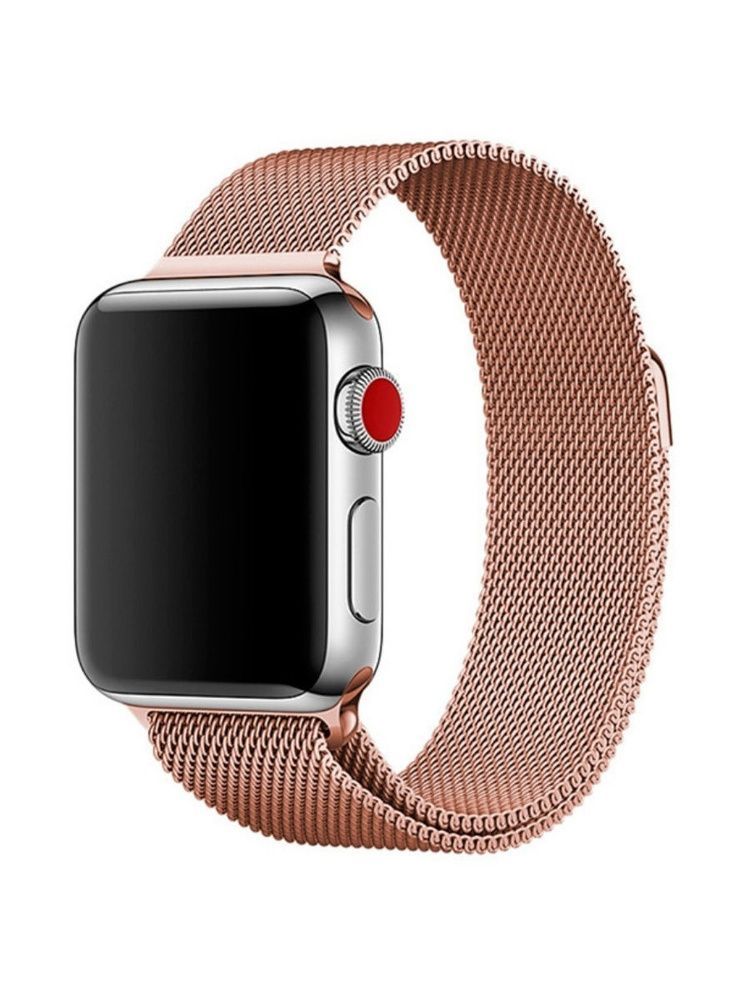 Ремешок миланская петля Red Line для Apple watch - 38/40/41 mm, (S3/S4/S5 SE/S6/S7/S8) Rose