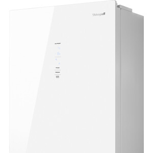 Холодильник Weissgauff WRK 185 Total NoFrost Inverter White Glass