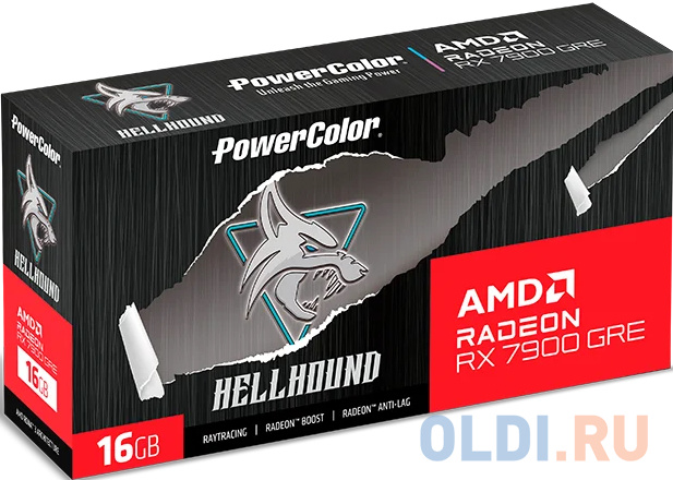 Видеокарта PowerColor RX7900GRE Red Devil 16GB GDDR6 256bit 3xDP HDMI 3FAN RTL