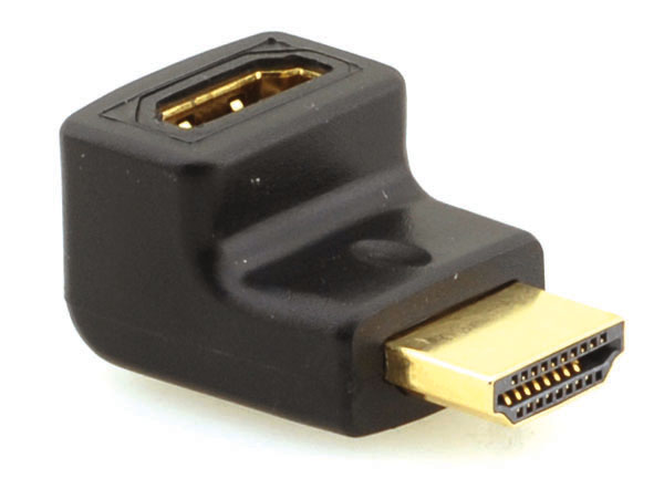 Кабель HDMI(19F)-HDMI(19M) 4K, черный Kramer AD-HF/HM/RA (99-9794111)