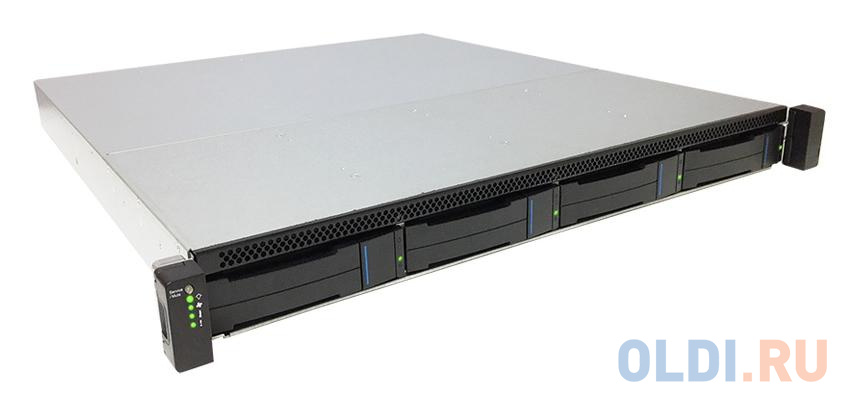 EonStor GSe Pro 1000 1U/4bay,Single controller 4x1G iSCSI, 2xUSB 3.0, 2x USB 2.0, 1x4GB, 1x(PSU+FAN Module), 4x drive trays (only supports SATA drives