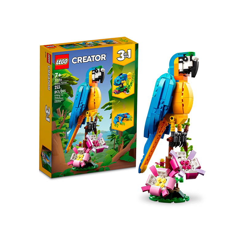 Конструктор Lego Creator Экзотический попугай 253 дет. 31136