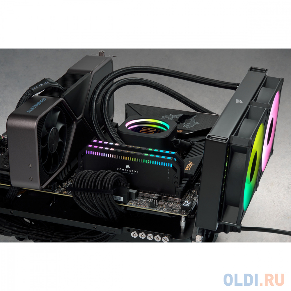 Память DDR5 2x16Gb 5200MHz Corsair CMT32GX5M2B5200C40 DOMINATOR PLATINUM RGB RTL PC5-41600 CL40 DIMM 288-pin 1.25В с радиатором Ret