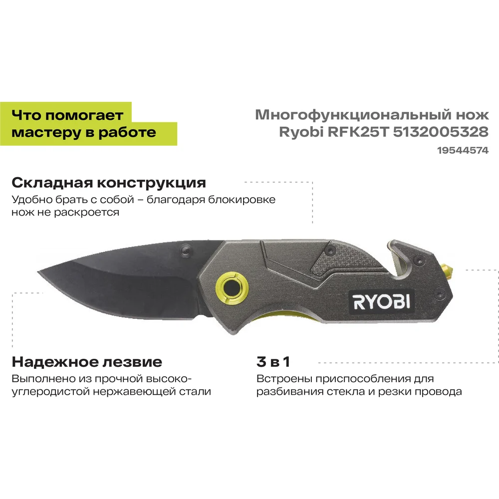 Многофункциональный нож Ryobi в Москвe