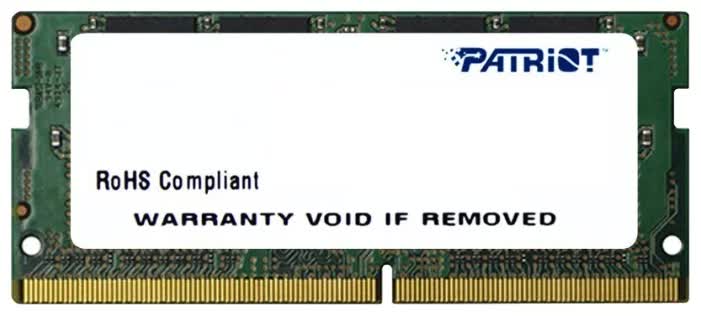 Оперативная память Patriot 8Gb DDR4 SO-DIMM (PSD48G240081S)