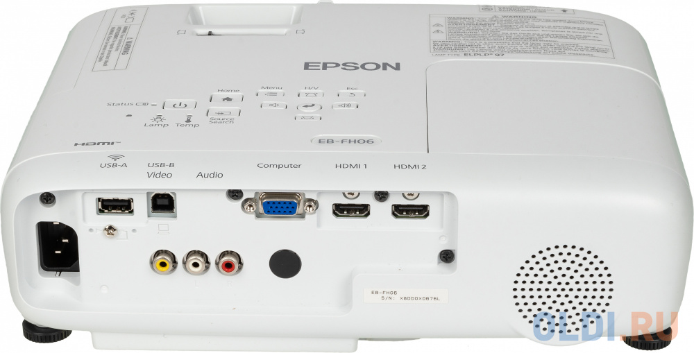 Epson EB-FH06 [V11H974040] {3LCD 3500lm 1080p (1920x1080) 16000:1}