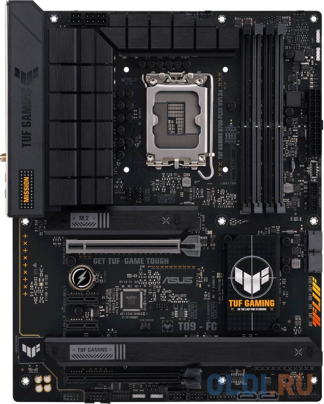 Материнская плата Asus TUF GAMING B760-PLUS WIFI D4 Soc-1700 Intel B760 4xDDR4 ATX AC`97 8ch(7.1) 2.5Gg RAID+HDMI+DP