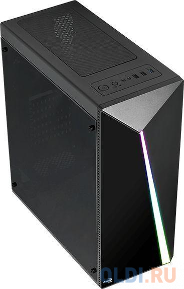 Корпус ATX Aerocool Shard A-BK-v Без БП чёрный