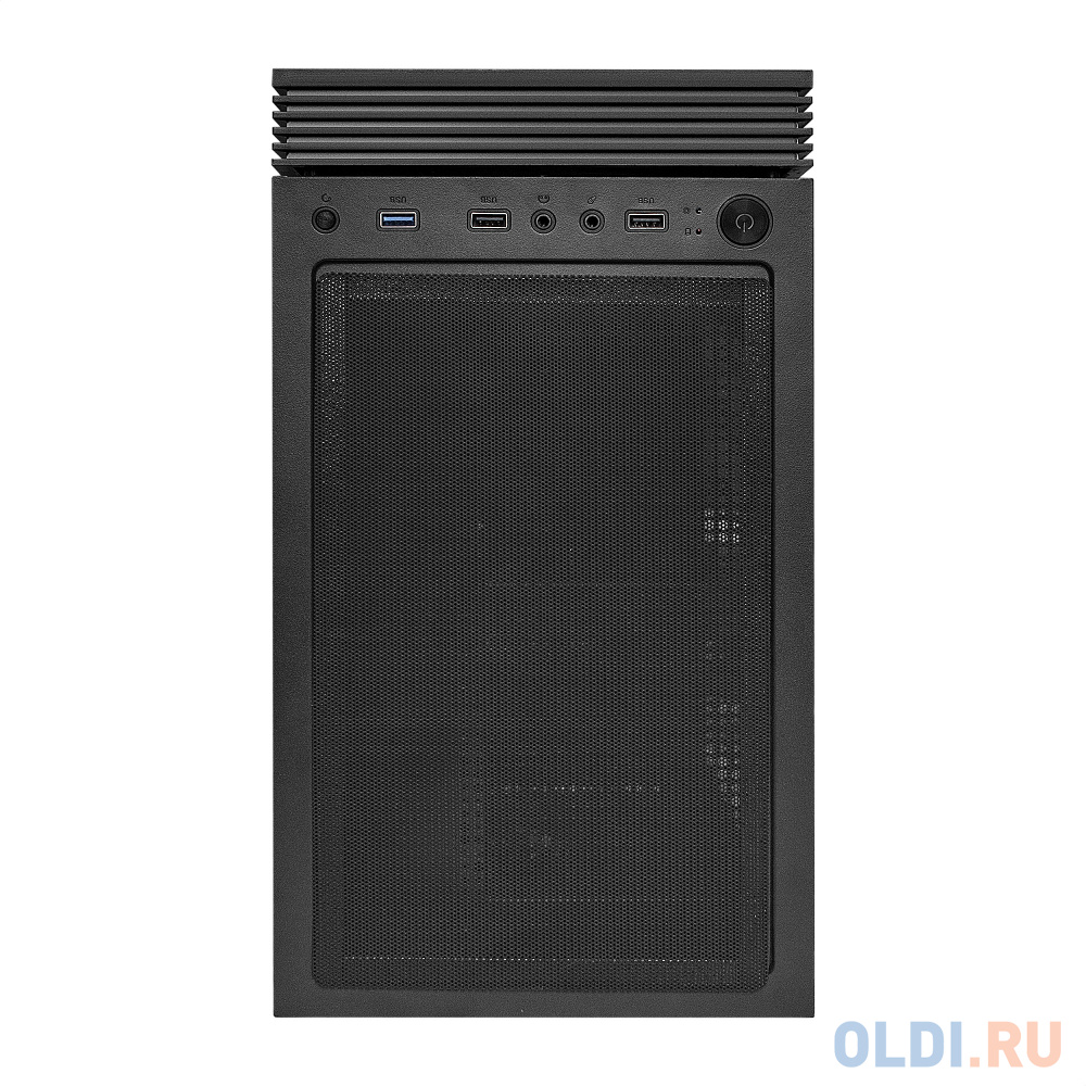 Корпус Miditower ExeGate i3 MATRIX-EVO800 (ATX, EVO800RGB 12см, 2*USB+1*USB3.0, HD аудио, черный, 2 вент. 18см с RGB подсветкой, пылевые фильтры, пере