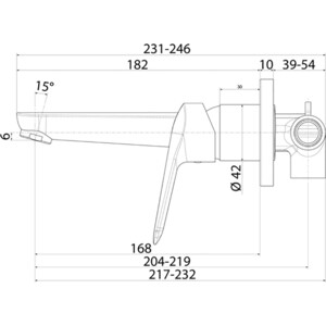 Смеситель для раковины IDDIS Torr (TORSB00i65)