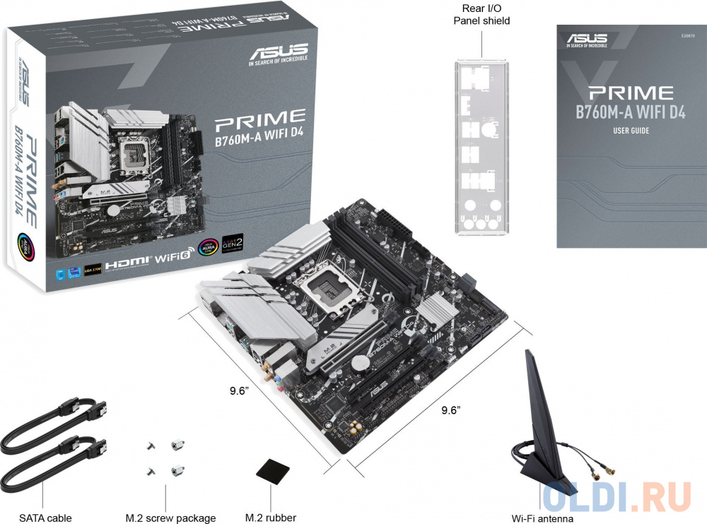 Материнская плата ASUS PRIME B760M-A WIFI D4