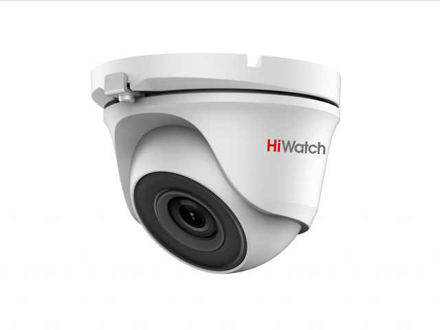 Камера HD-TVI HiWatch DS-T203(B) 2.8 мм уличная, купольная, 2Мпикс, CMOS, до 30 кадров/с, до 1920x1080, ИК подсветка 20 м, -40 - +60