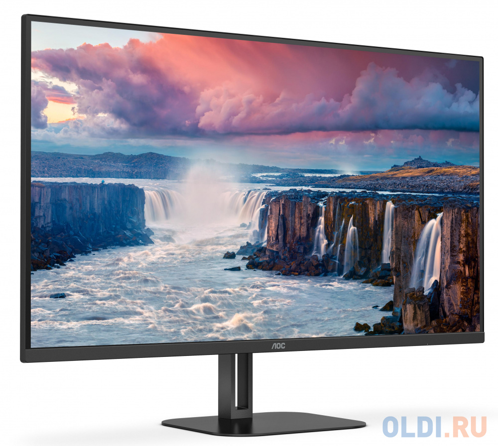 МОНИТОР 32" AOC Q32V5CE Black (VA, 2560x1440, 75Hz, 4 ms, 178°/178°, 300 cd/m, 20M:1, +2xHDMI 2.0, +DisplayPort 1.4)