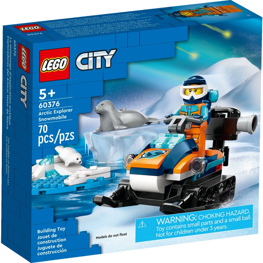 Конструктор Lego City Arctic Explorer Snowmobile 70 дет. 60376