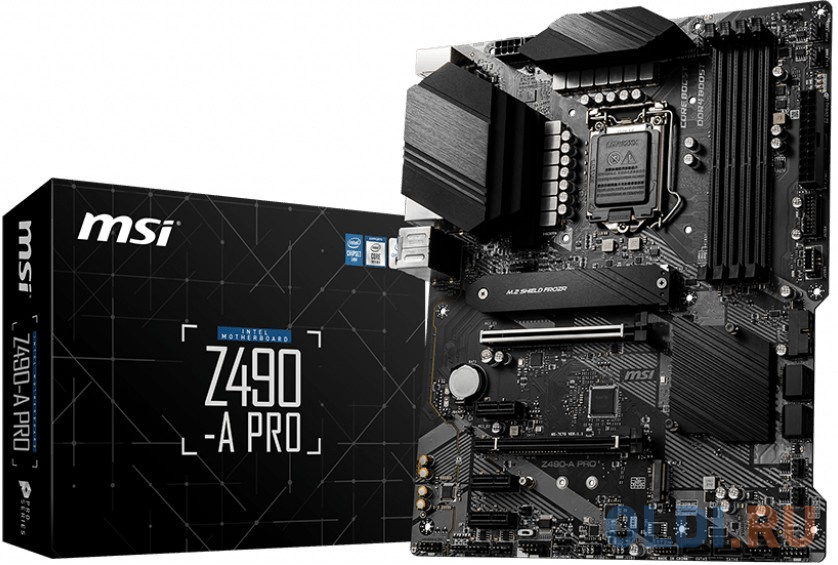 Материнская плата MSI Z490-A PRO Socket 1200 Z490 4xDDR4 2xPCI-E 16x 3xPCI-E 1x 6 ATX Retail в Москвe