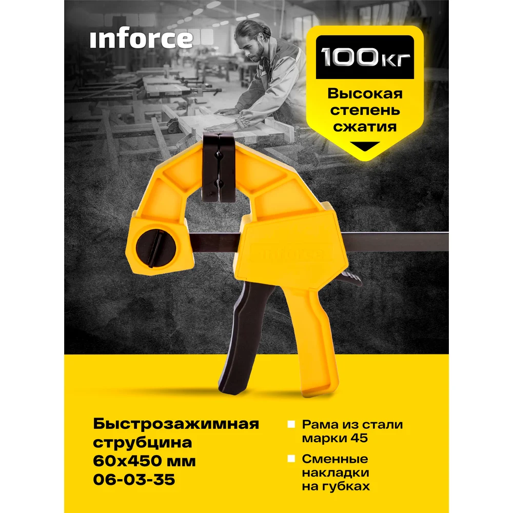 Быстрозажимная струбцина Inforce