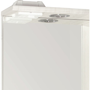 Зеркало-шкаф Style line Олеандр-2 Люкс 55 с подсветкой, рельеф пастель (4650134470802)