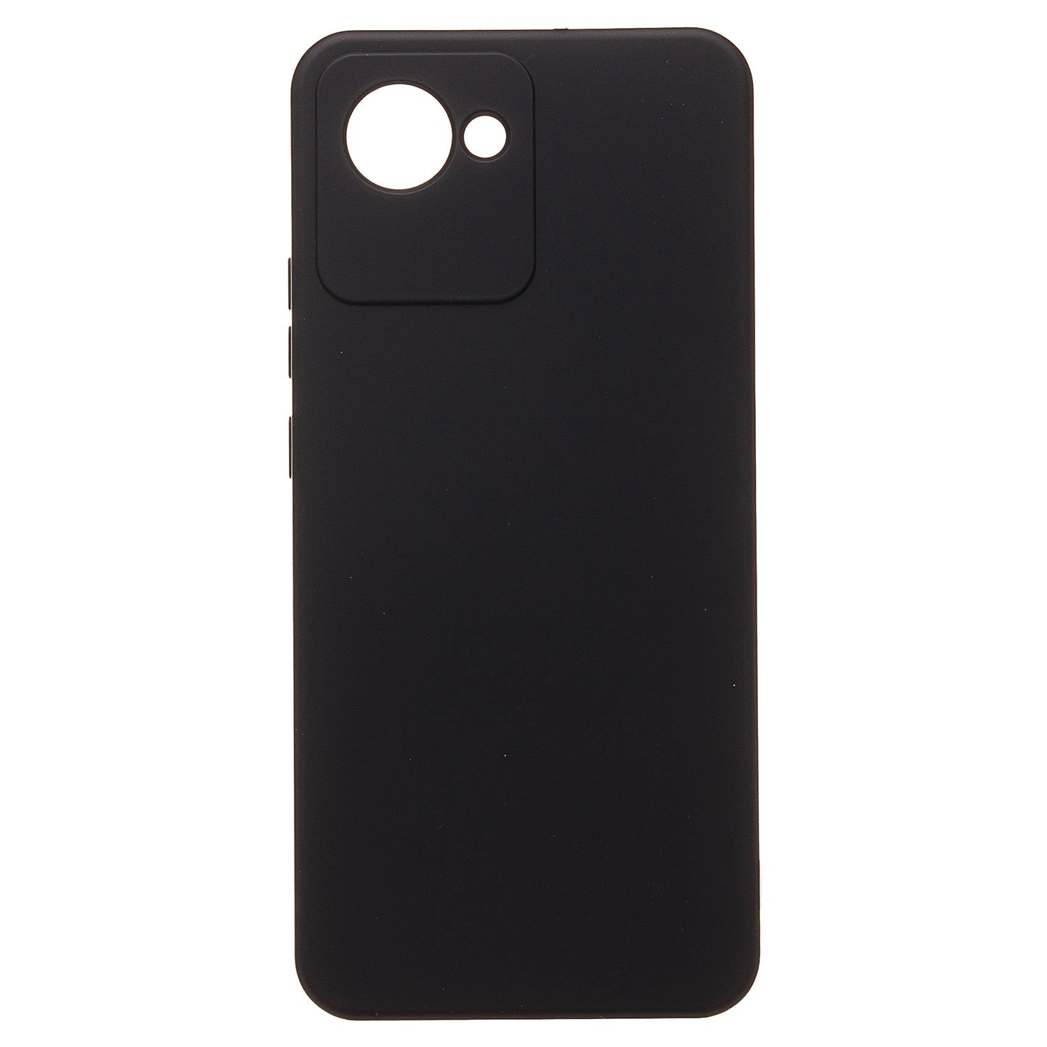Чехол-накладка Activ Full Original Design для смартфона Realme C30, силикон, черный (220781)