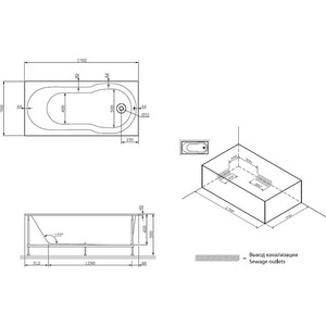 Акриловая ванна Am.Pm X-Joy 170x70 (W88A-170-070W-A)