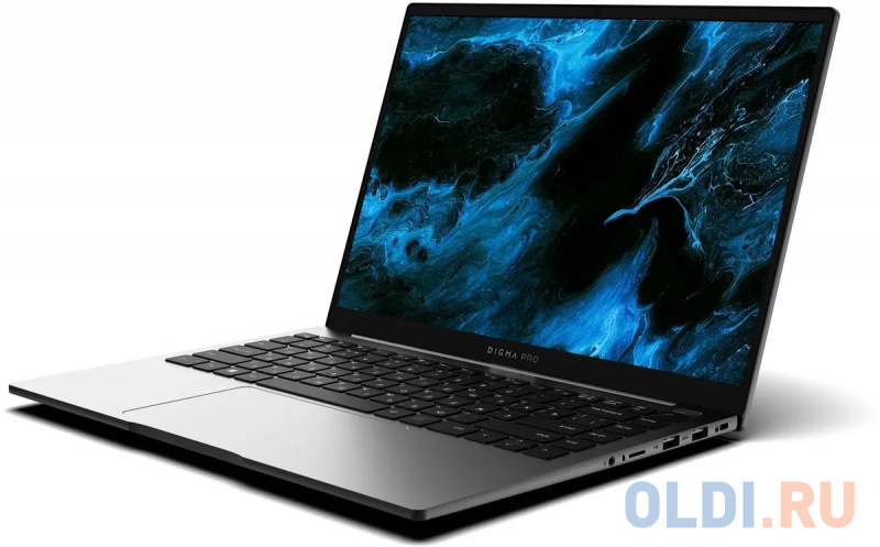 Ноутбук Digma Pro Pactos Core i5 1235U 16Gb SSD512Gb Intel Iris Xe graphics 14" IPS FHD (1920x1080) Windows 11 Professional dk.grey WiFi BT Cam 4