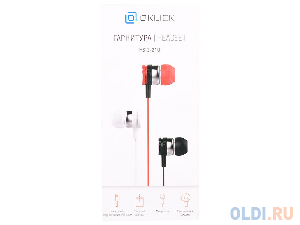 Гарнитура Oklick HS-S-210 черный