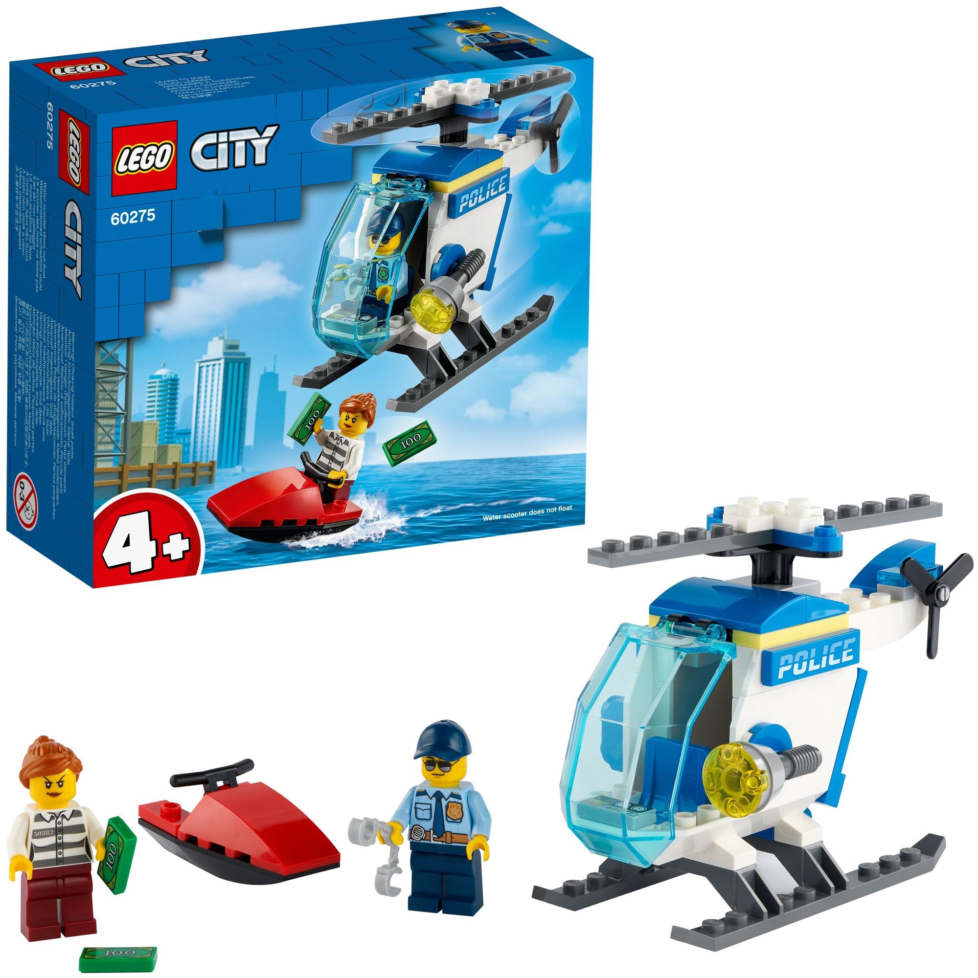 Конструктор LEGO City "Полицейский вертолет" 60275