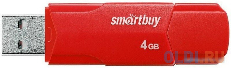 Smartbuy USB Drive 4GB CLUE Red (SB4GBCLU-R) в Москвe