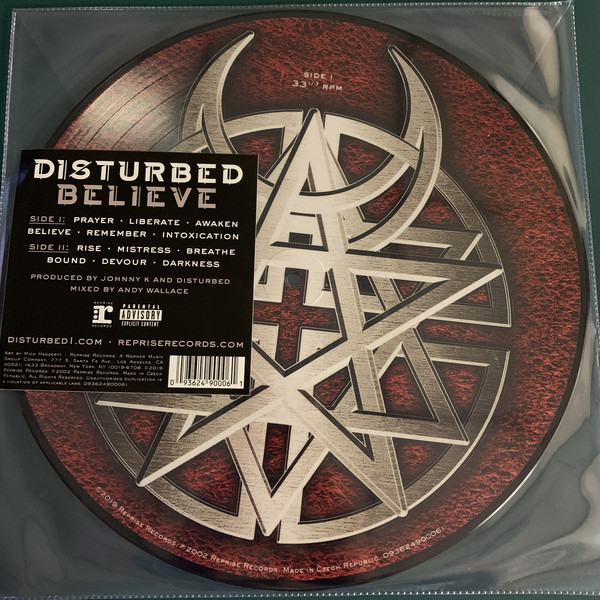 Виниловая пластинка Disturbed, Believe (0093624900061)