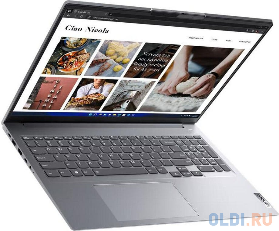 Ноутбук Lenovo ThinkBook 16 G4+ IAP/Core i5 1240P/16Gb/SSD512Gb/RTX2050 4GB/16&quot;/WXQGA/IPS/Win11Pro/Silver (21CY004NRU)