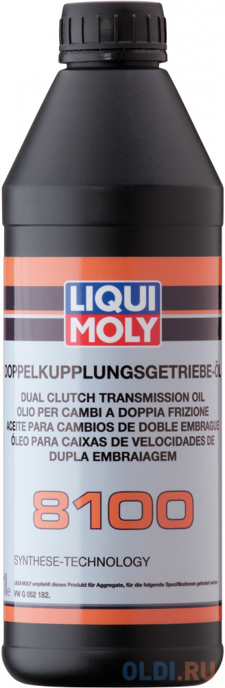 НС-синтетическое трансмиссионное масло LiquiMoly Doppelkupplungsgetriebe-Oil 8100 1 л 3640 в Москвe