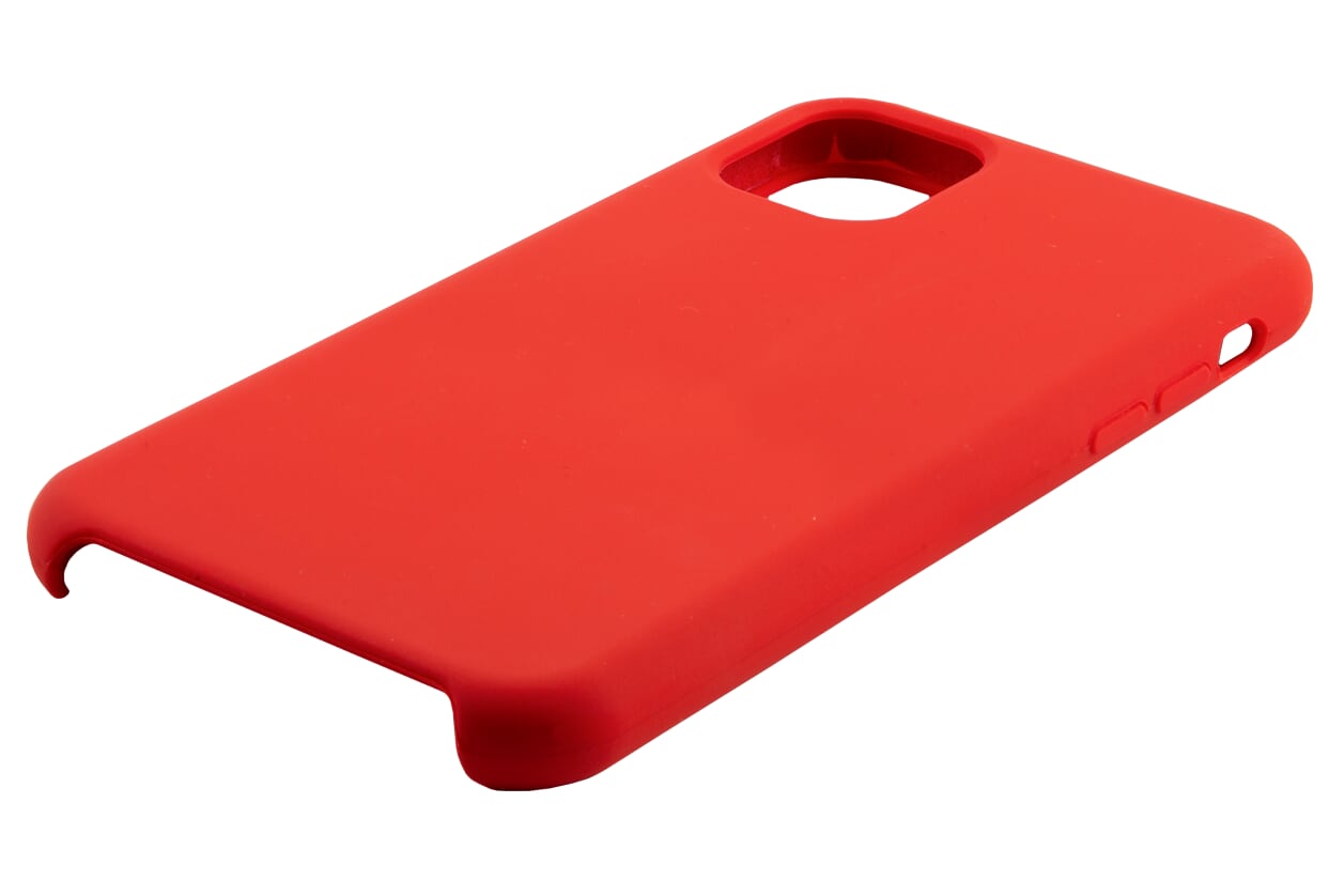 Чехол-накладка Red Line Orlando для смартфона Apple iPhone 11, силикон, микрофибра, красный (УТ000018422)