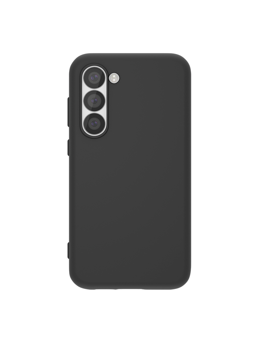 Чехол защитный Uzay Silicone Case для Samsung Galaxy S23, черный