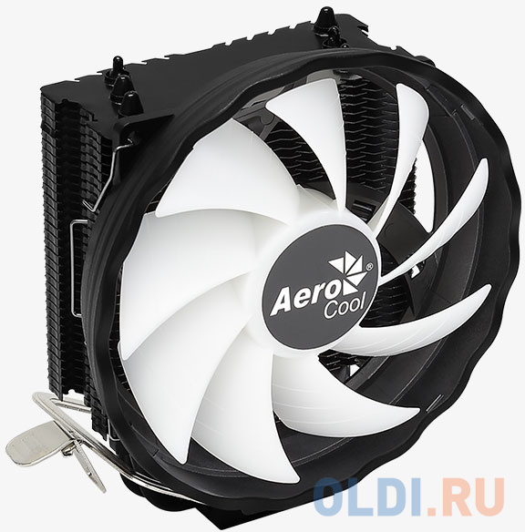 Устройство охлаждения(кулер) Aerocool Rave 3 ARGB PWM 4P Soc-AM5/AM4/1151/1200/1700 4-pin 18-27dB Al 125W 530gr LED Ret в Москвe