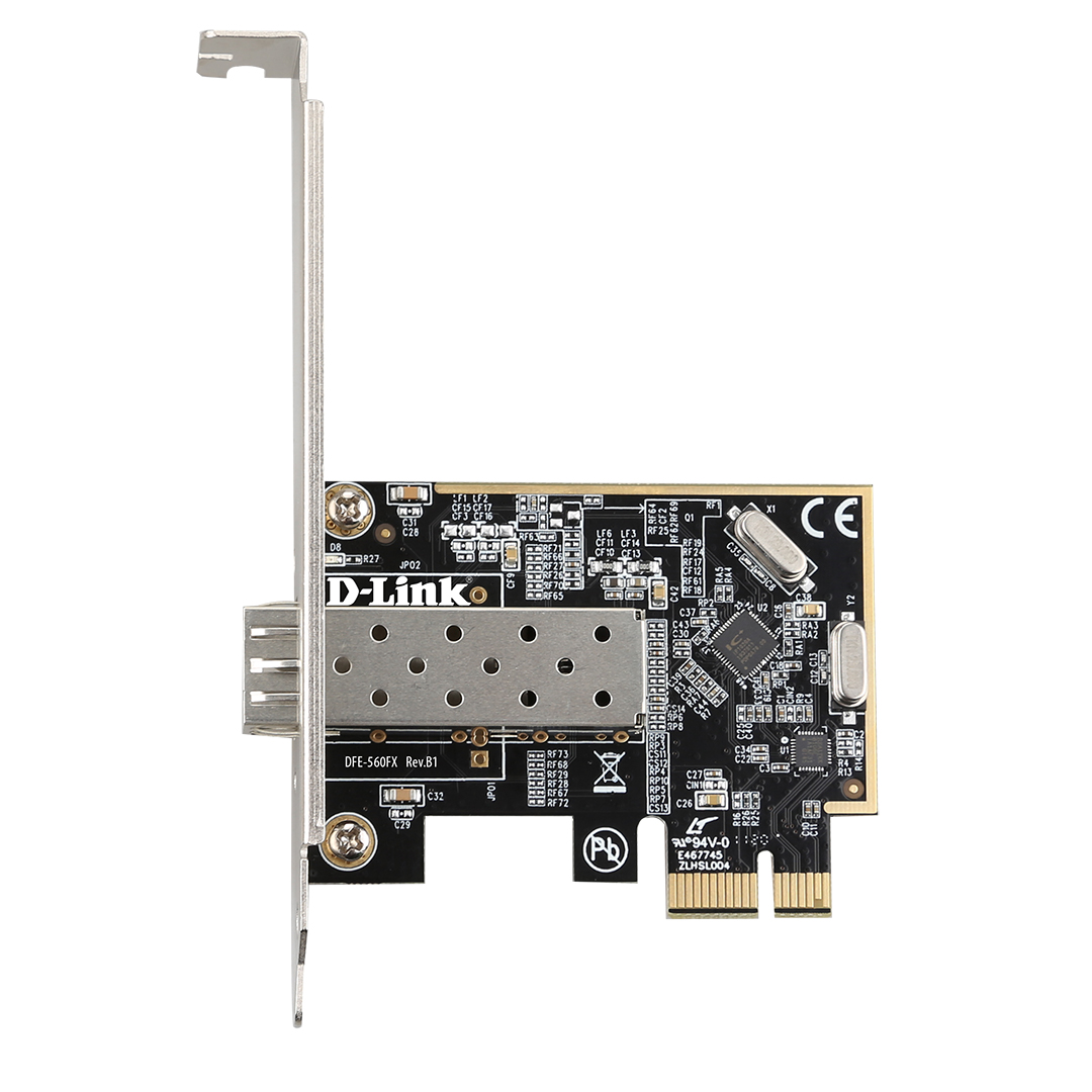 Сетевая карта D-link DFE-560FX, 1xSFP, 100 Мб/с, PCI-E, Retail (DFE-560FX/10/B1A) в Москвe