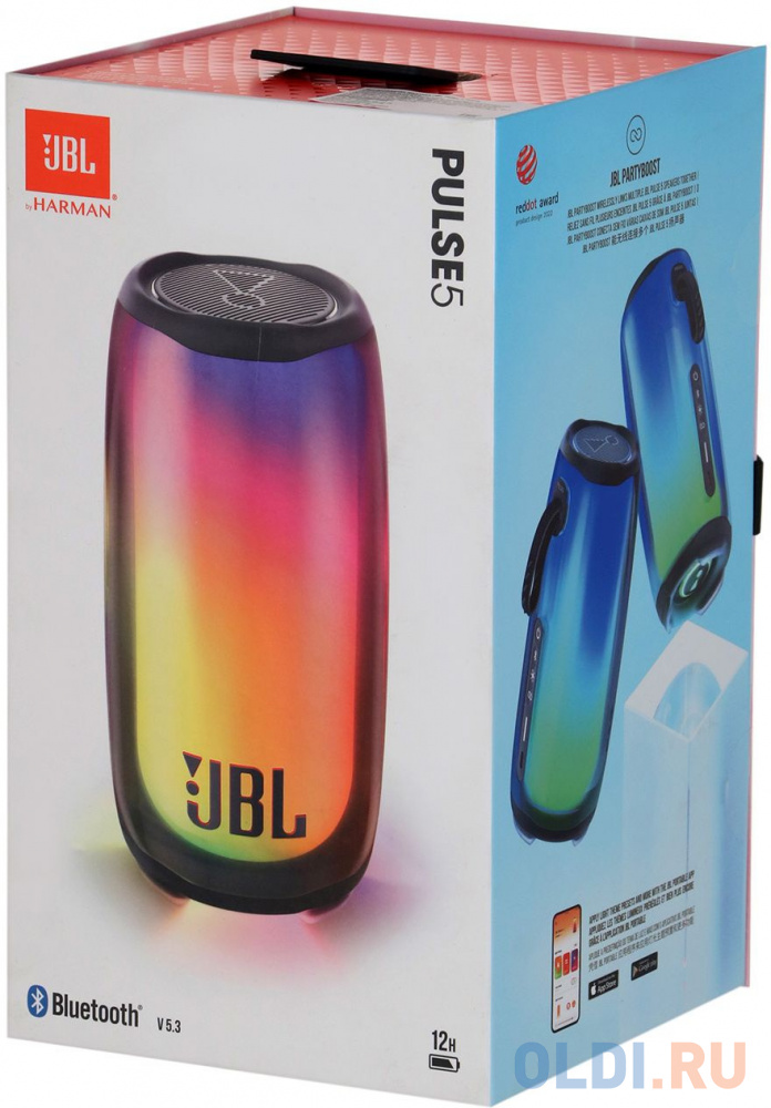 Портативная акустическая система JBL PULSE 5 Black (JBLPULSE5BLK) в Москвe