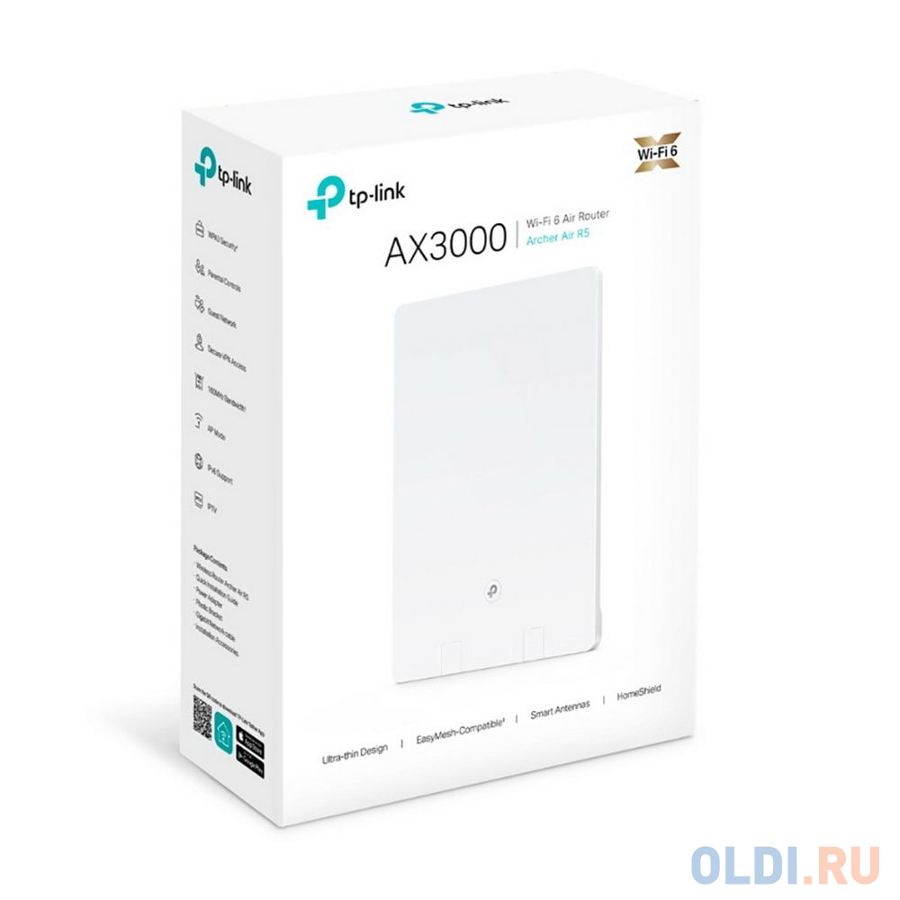 TP-Link Archer Air R5 Двухдиапазонный Wi-Fi роутер AX3000 с поддержкой Mesh