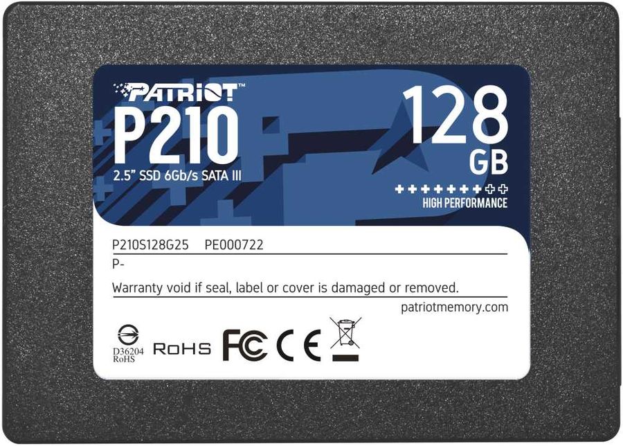 Накопитель SSD Patriot P210 128Gb (P210S128G25) в Москвe