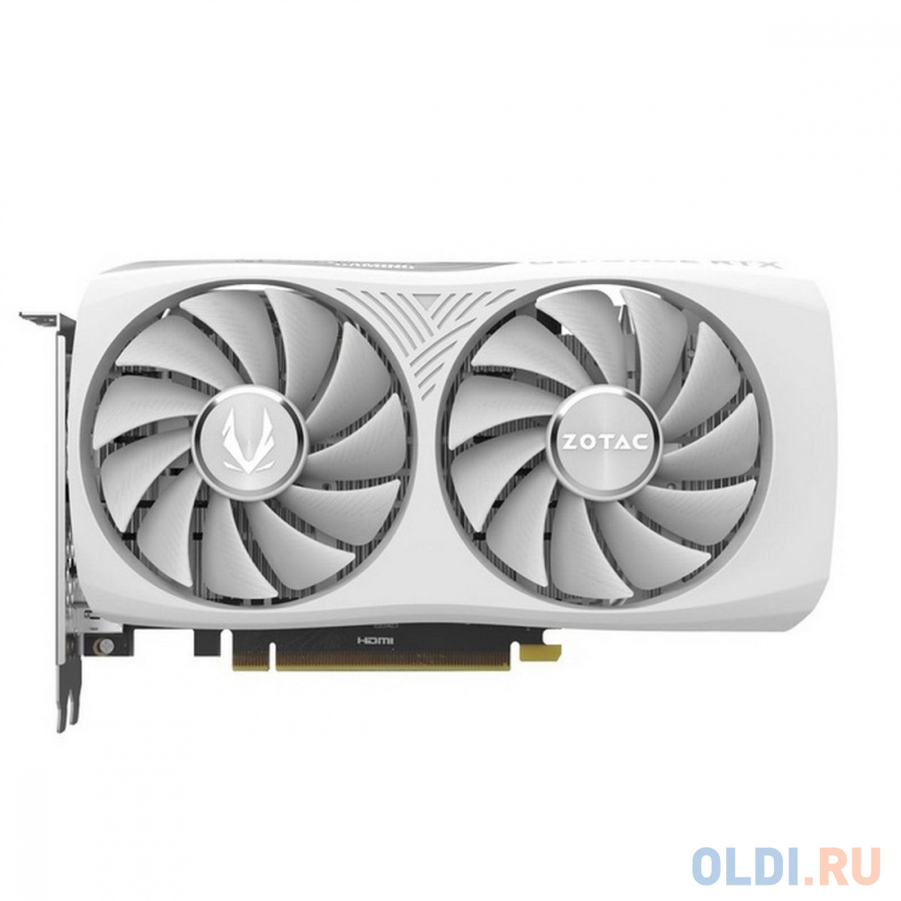 Видеокарта Zotac RTX4060 8GB TWIN EDGE OC WHITE ED GDDR6 128bit  3xDP HDMI 2FAN Lite Pack в Москвe