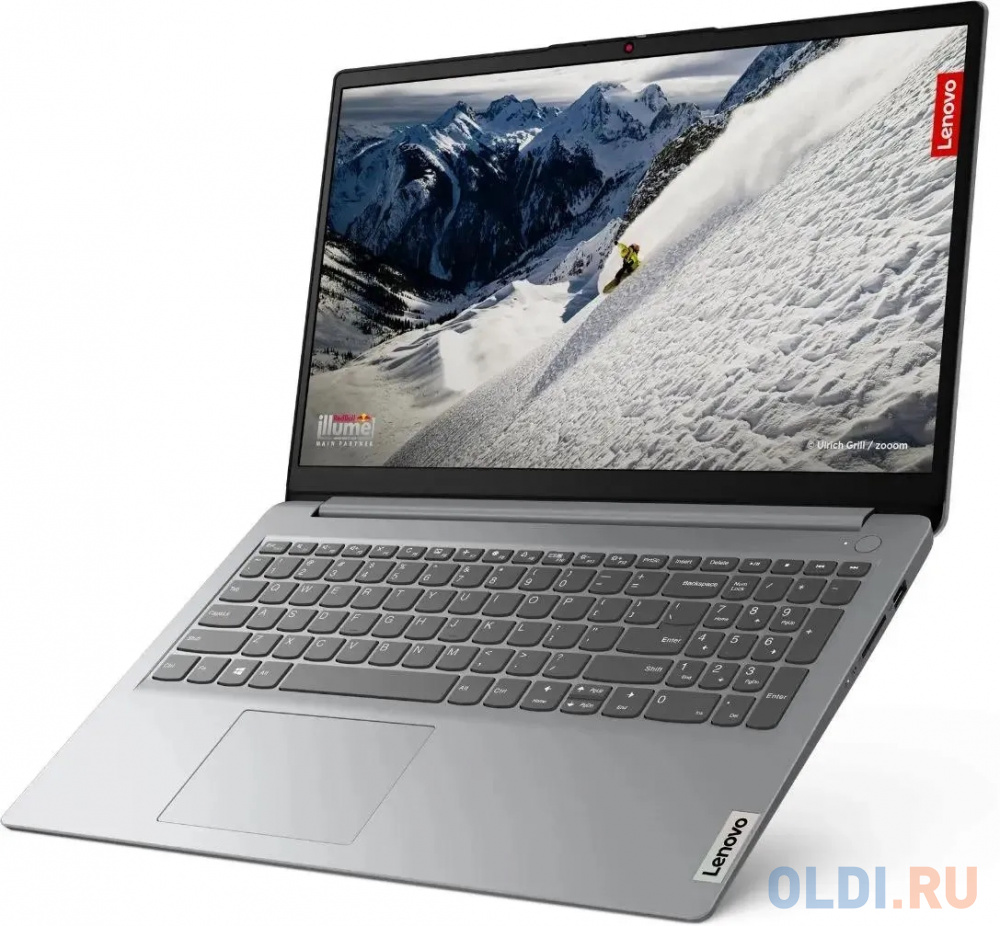 Ноутбук 15.6" IPS FHD LENOVO IdeaPad 1 15ALC7 grey (AMD Ryzen 5 5500U/16Gb/512Gb SSD/VGA int/noOS) (82R400NXRK)