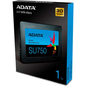 SSD накопитель A-DATA 512Gb Ultimate SU750, 2.5'', SATA III, [R/W - 550/520 MB/s] 3D-NAND TLC в Москвe