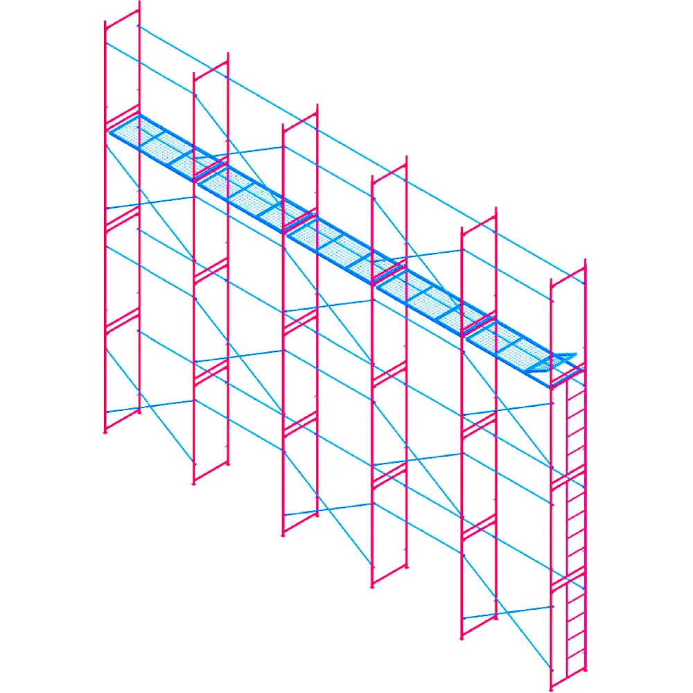 Комплект рамных лесов Мега в Москвe
