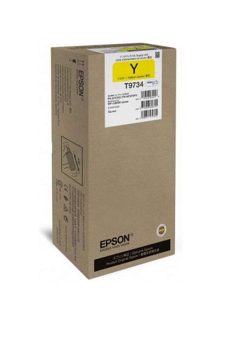 Картридж EPSON T973   желтый стандартной емкости XL для WF-C869RDTWF